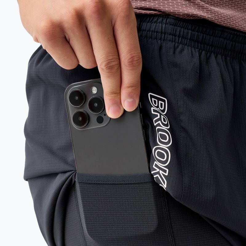 Herren-Laufshorts Brooks Cascadia 2-in-1 Short black 5