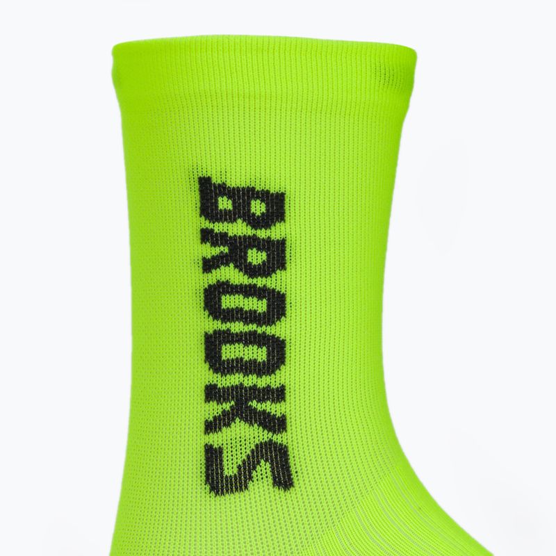 Laufsocken Brooks Ghost Crew yellow 3