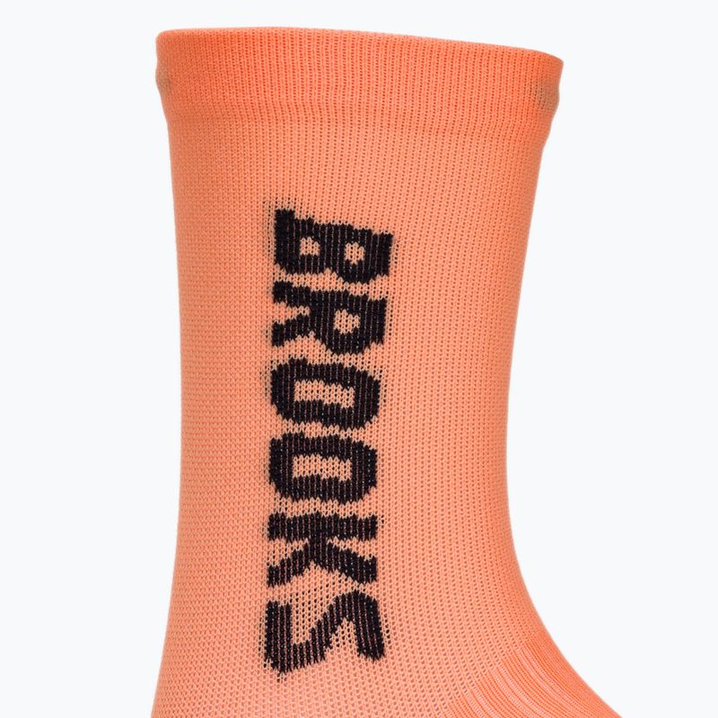 Laufsocken Brooks Ghost Crew orange 3