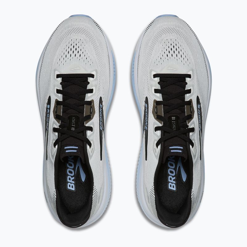 Herren-Laufschuhe Brooks Ghost 18 white/black/open air 5