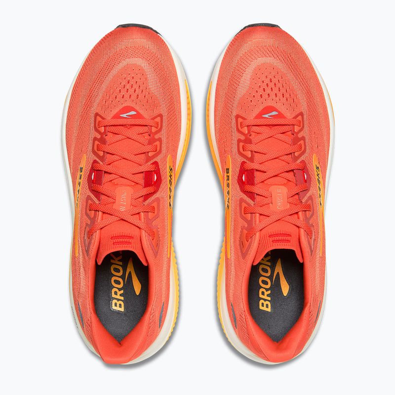 Herren-Laufschuhe Brooks Ghost 18 tigerlily/orange/pearl 5