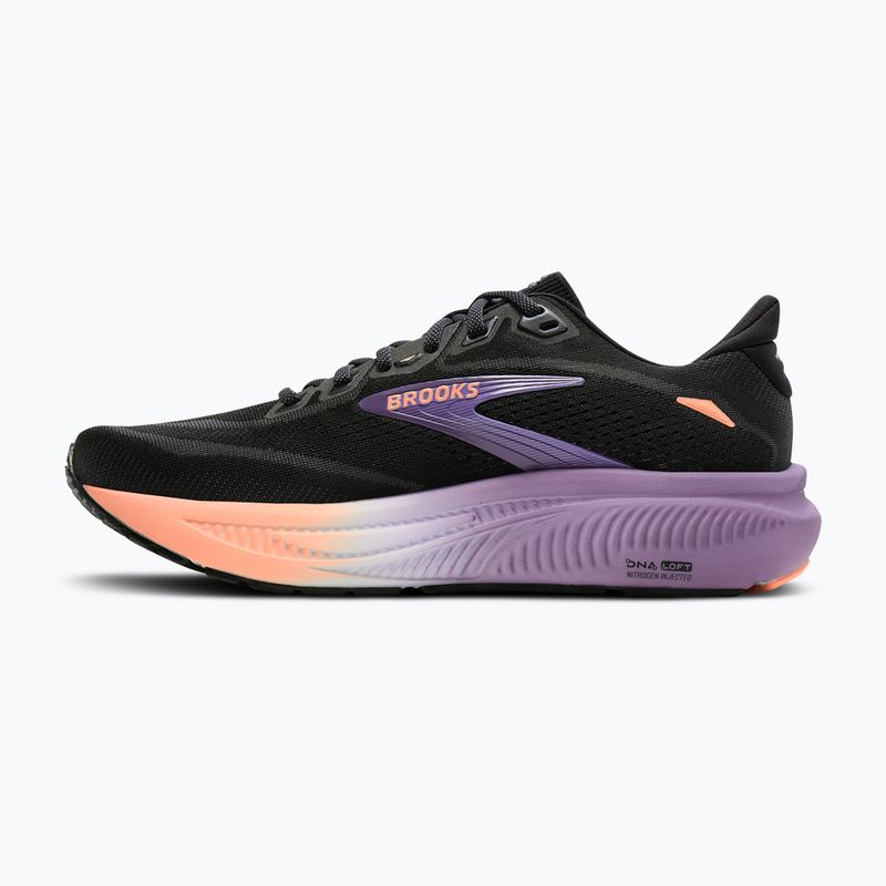Laufschuhe für Damen Brooks Ghost 18 black/mulled grape/peach 3