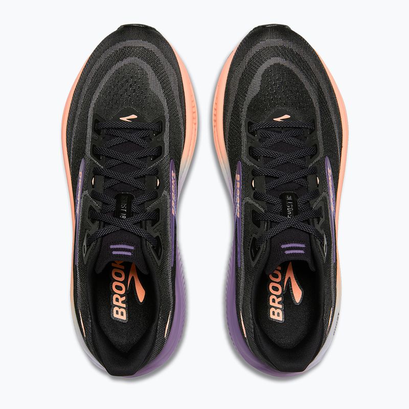 Laufschuhe für Damen Brooks Ghost 18 black/mulled grape/peach 5