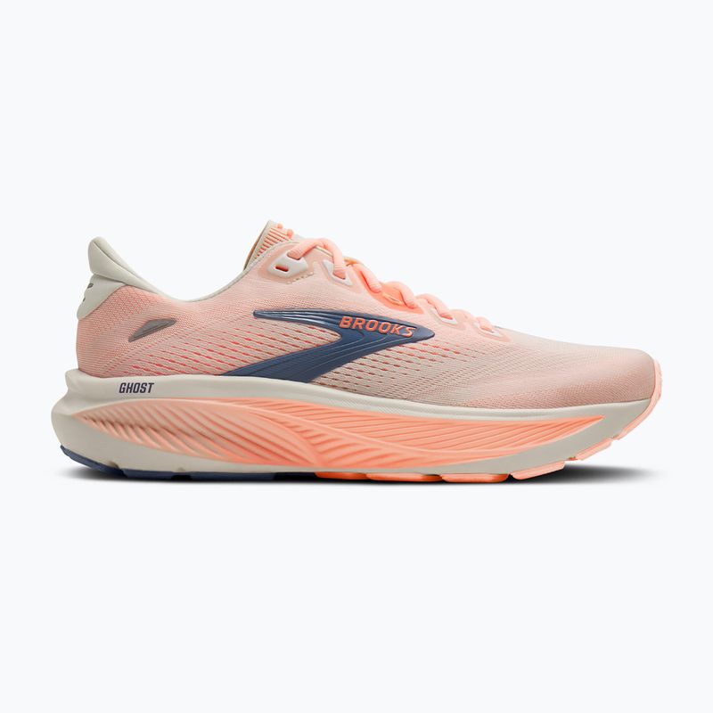 Laufschuhe für Damen Brooks Ghost 18 star white/cyber peach/grey 2