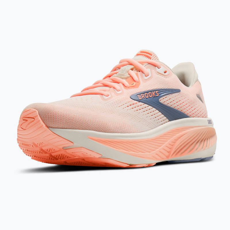 Laufschuhe für Damen Brooks Ghost 18 star white/cyber peach/grey 4