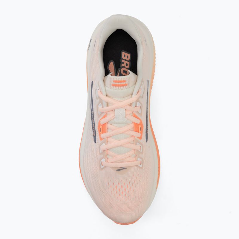 Laufschuhe für Damen Brooks Ghost 18 star white/cyber peach/grey 5