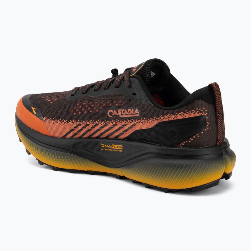 Herren-Laufschuhe Brooks Cascadia 20 black/tigerlily/orange 3