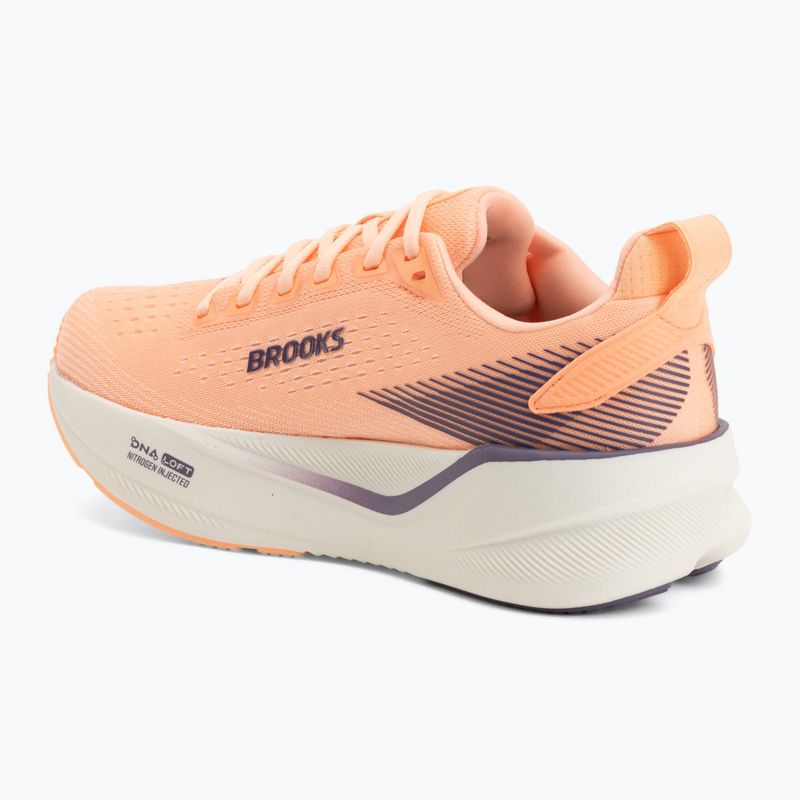 Laufschuhe für Damen Brooks Ghost Max 4 cyber peach/grape/bluewash 3