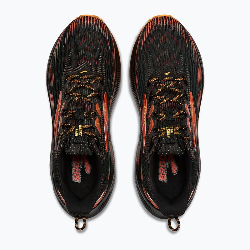 Herren-Laufschuhe Brooks Ghost Trail black/red/orange 5