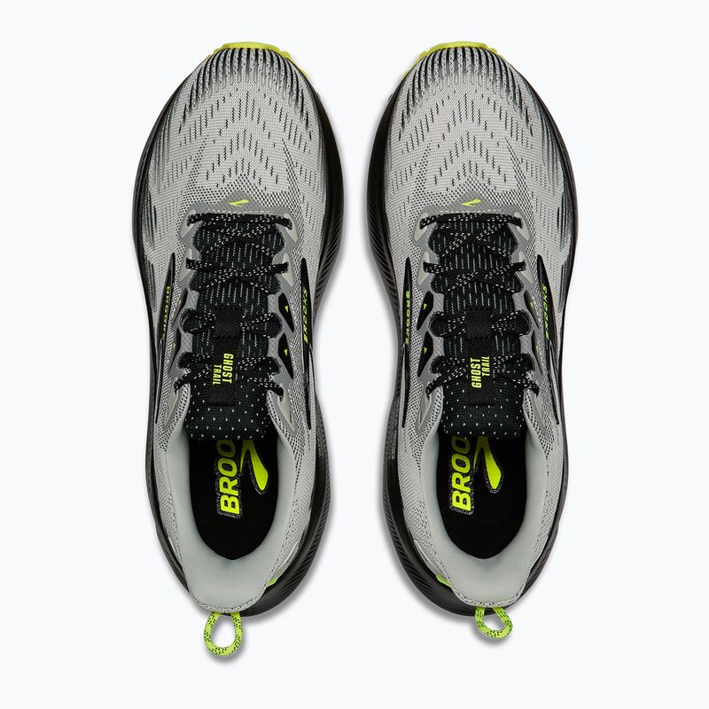 Herren-Laufschuhe Brooks Ghost Trail grey/black/nightlife 5