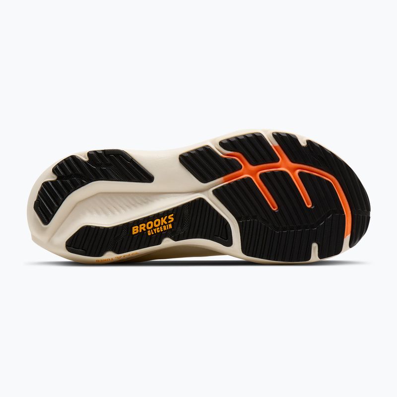 Herren-Laufschuhe Brooks Glycerin 23 arctic wolf/angora/orange 4