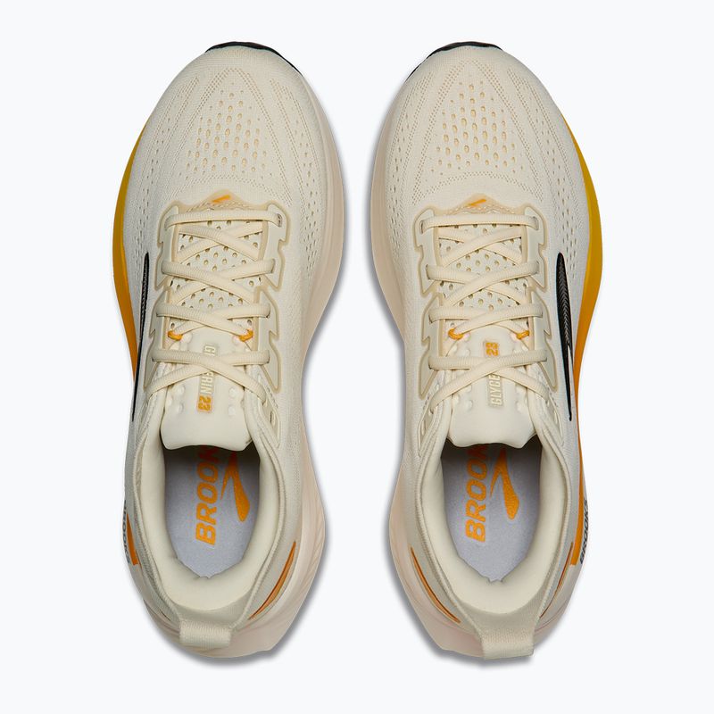 Herren-Laufschuhe Brooks Glycerin 23 arctic wolf/angora/orange 5
