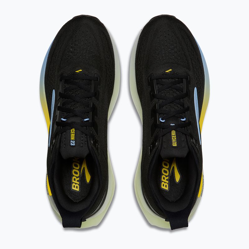 Herren-Laufschuhe Brooks Glycerin 23 black/cyber yellow/nightlife 5
