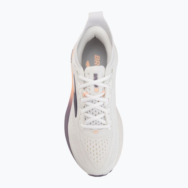 Laufschuhe für Damen Brooks Glycerin 23 white/mulled grape/clear 5