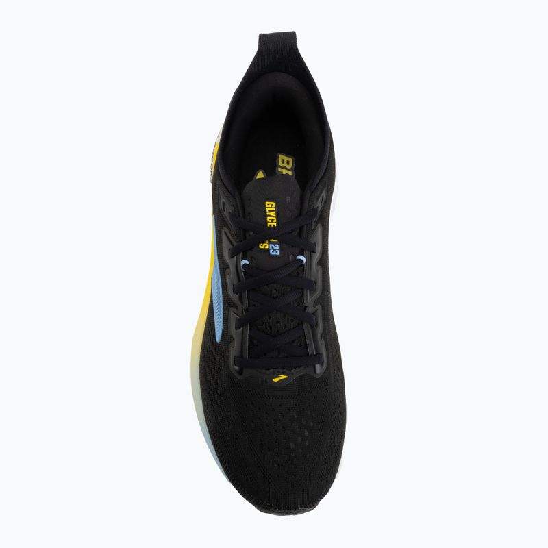 Herren-Laufschuhe Brooks Glycerin GTS 23 black/cyber yellow/nightlife 5