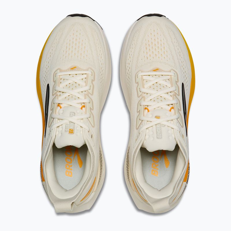 Herren-Laufschuhe Brooks Glycerin GTS 23 arctic wolf/angora/orange 5