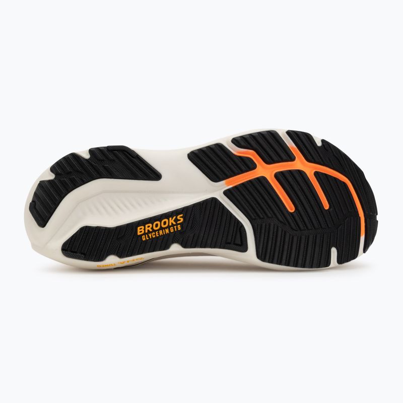 Herren-Laufschuhe Brooks Glycerin GTS 23 arctic wolf/angora/orange 4