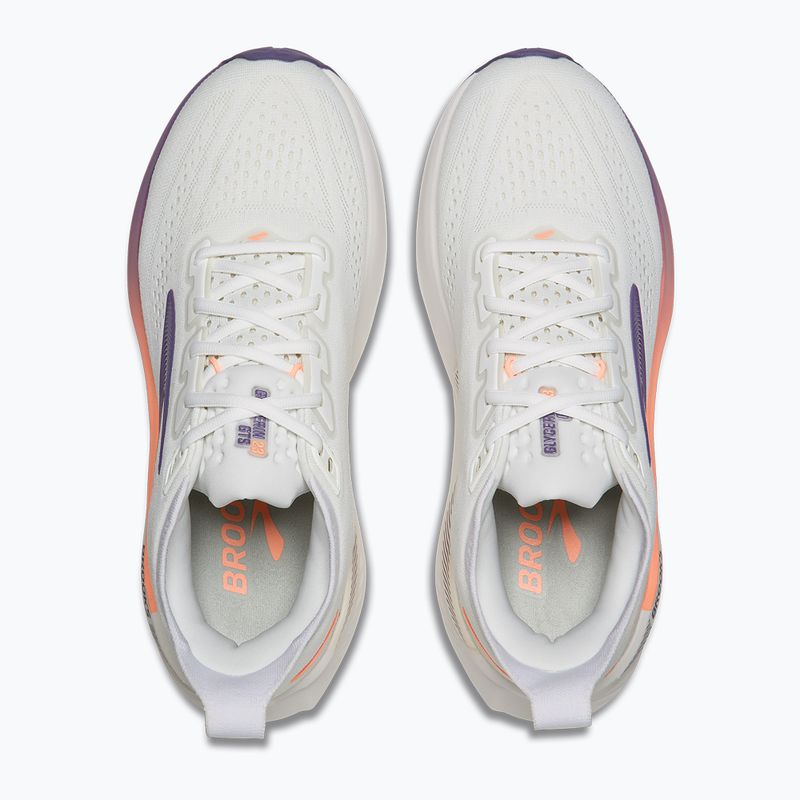 Laufschuhe für Damen Brooks Glycerin GTS 23 white/mulled grape/clear 5