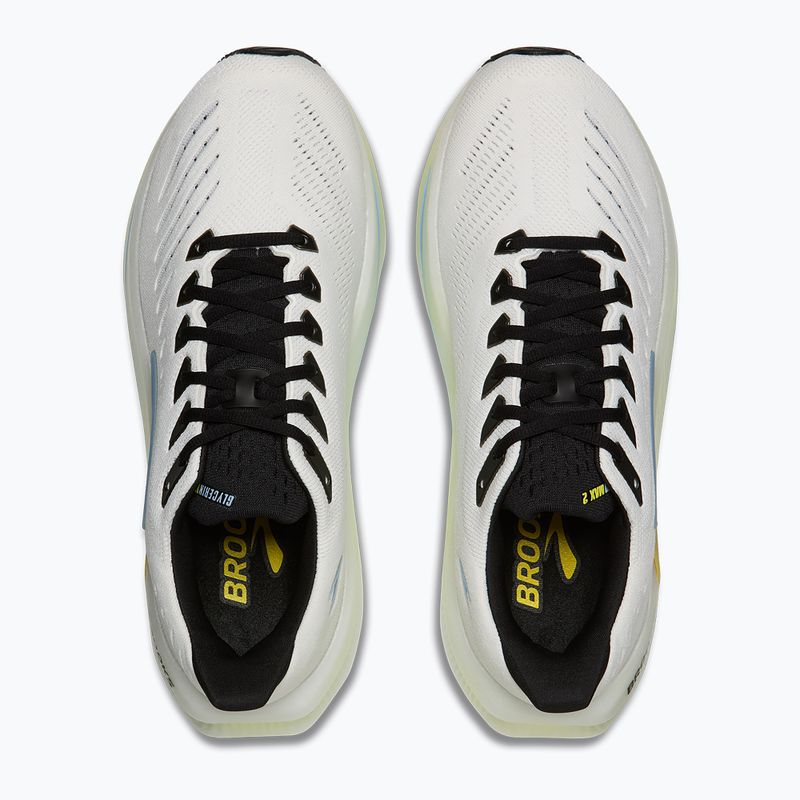 Herren-Laufschuhe Brooks Glycerin Max 2 bright white/black/nightlife 5