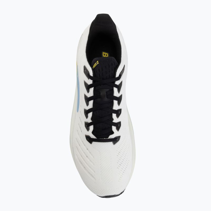 Herren-Laufschuhe Brooks Glycerin Max 2 bright white/black/nightlife 5