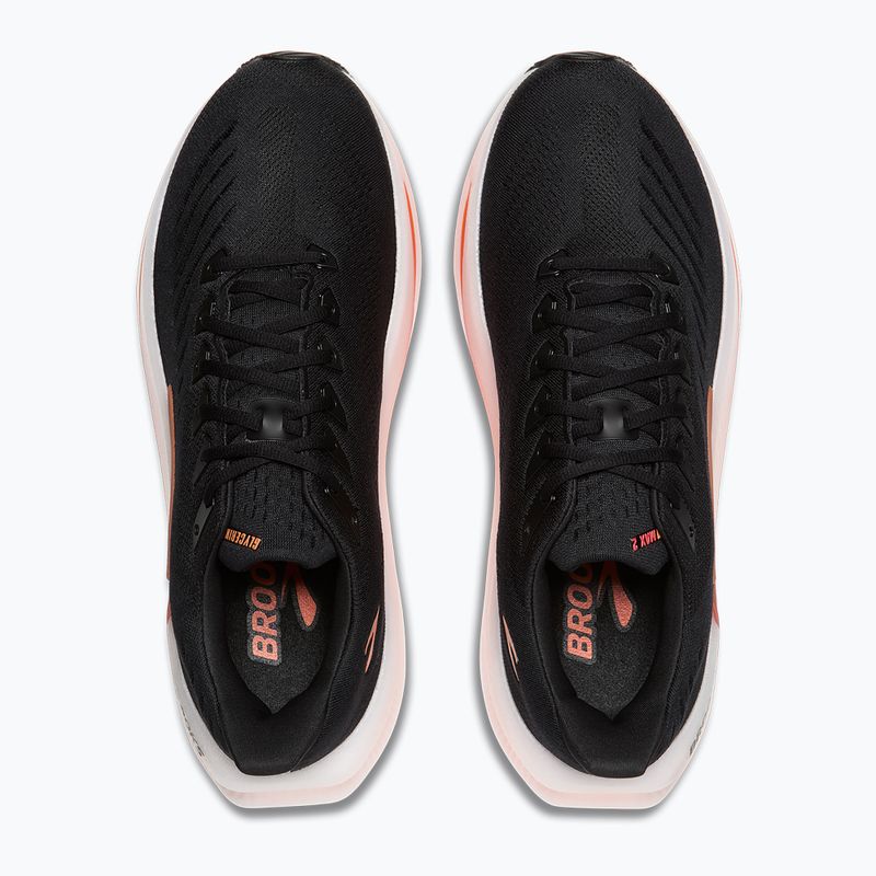 Herren-Laufschuhe Brooks Glycerin Max 2 black/tigerlilly/orange 5