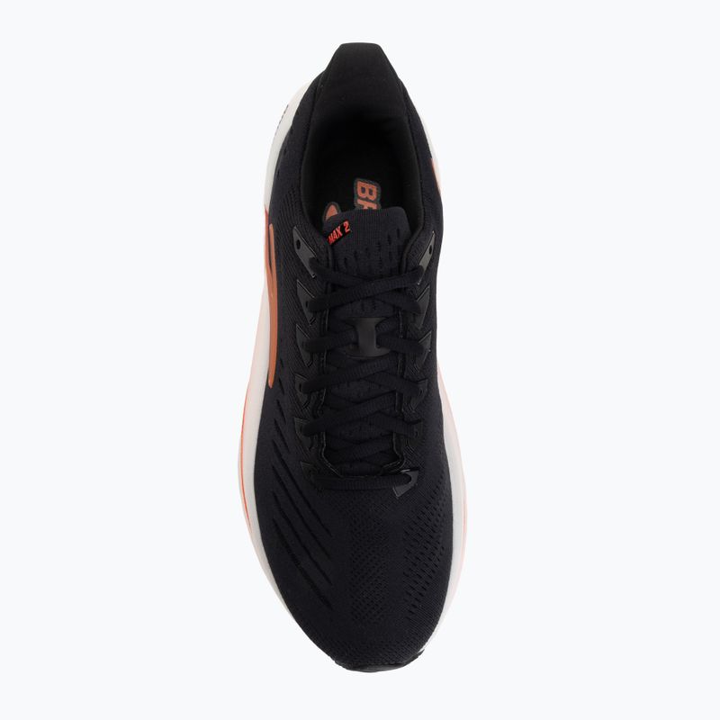 Herren-Laufschuhe Brooks Glycerin Max 2 black/tigerlilly/orange 5