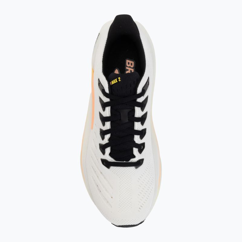 Laufschuhe für Damen Brooks Glycerin Max 2 white/cyber yellow/nightlife 5