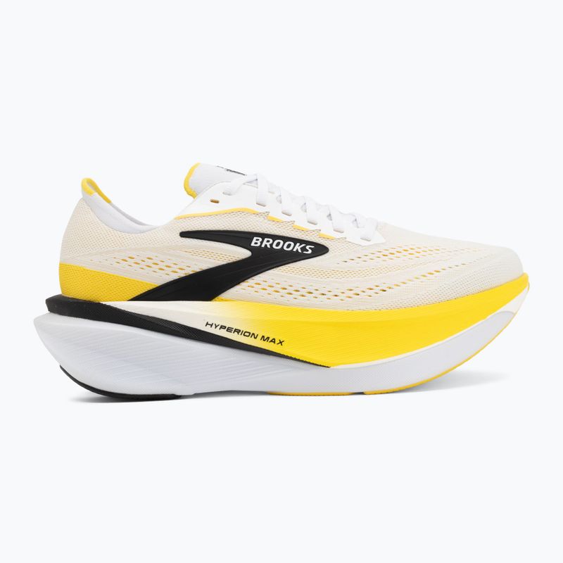 Herren-Laufschuhe Brooks Hyperion Max 4 white/cyber yellow/black 2