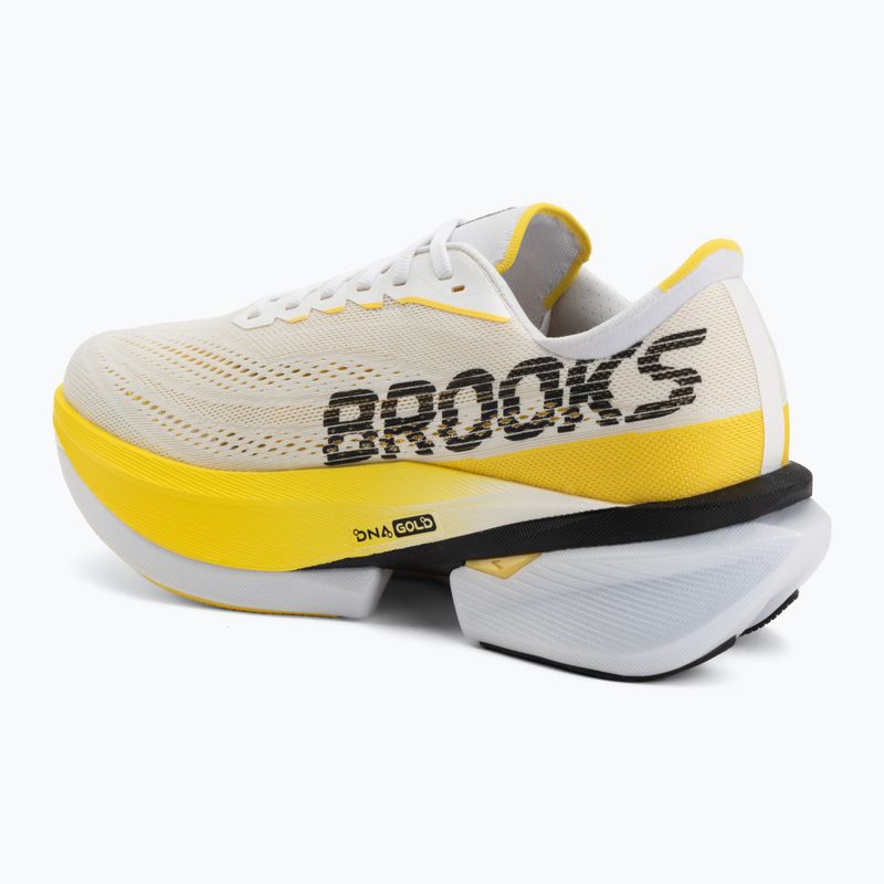 Herren-Laufschuhe Brooks Hyperion Max 4 white/cyber yellow/black 3