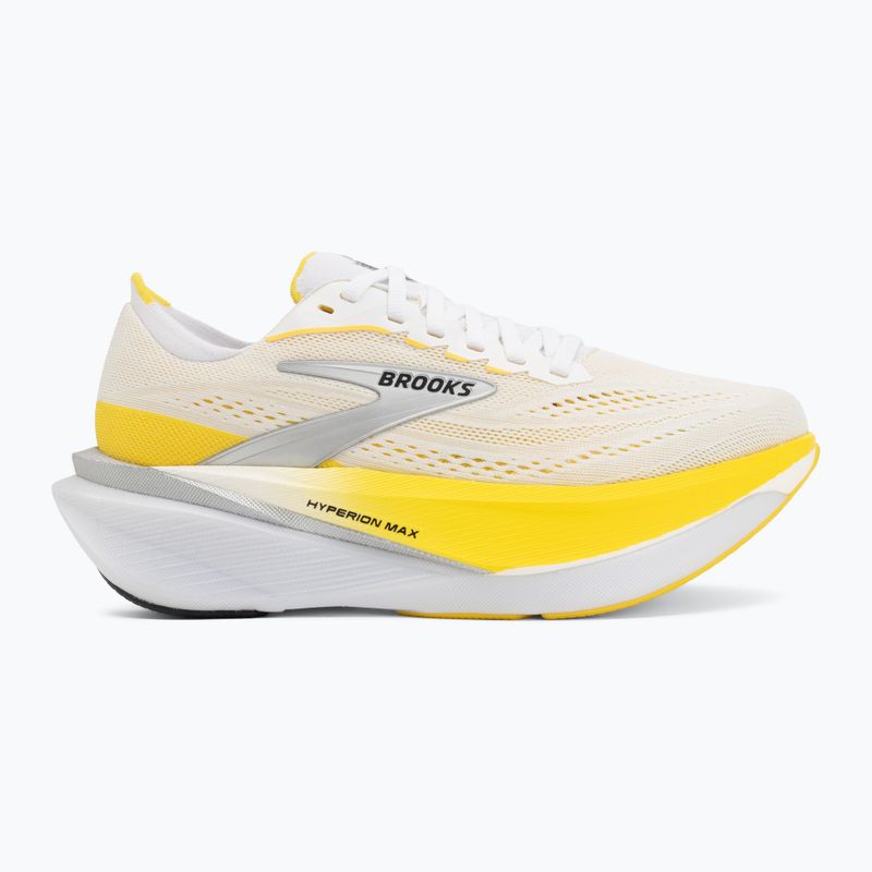 Laufschuhe für Damen Brooks Hyperion Max 4 white/cyber yellow/black 2