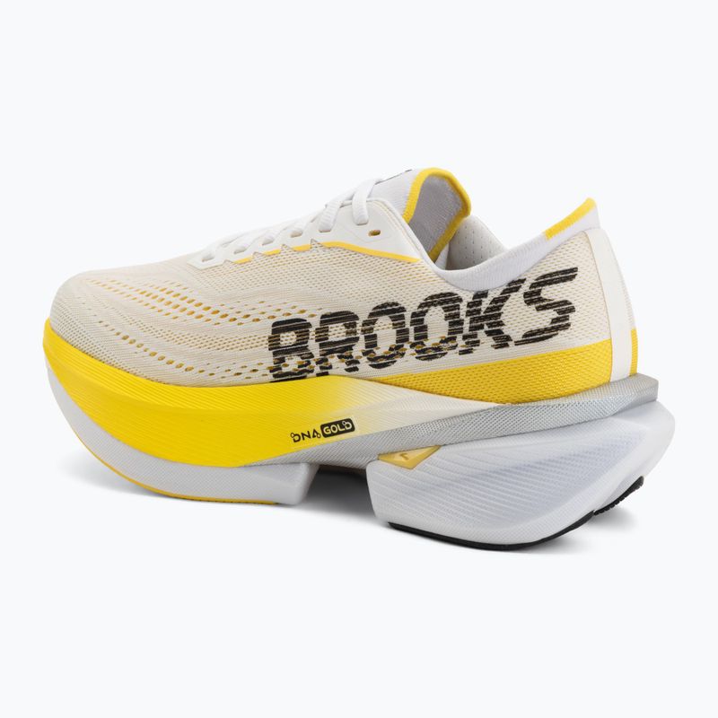 Laufschuhe für Damen Brooks Hyperion Max 4 white/cyber yellow/black 3