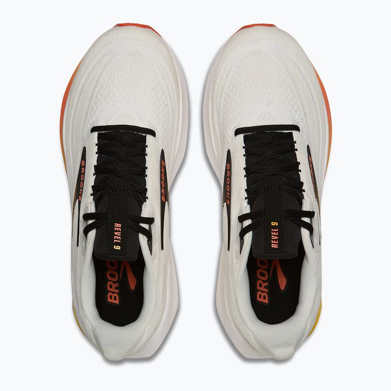 Herren-Laufschuhe Brooks Revel 9 white/orange/black 5