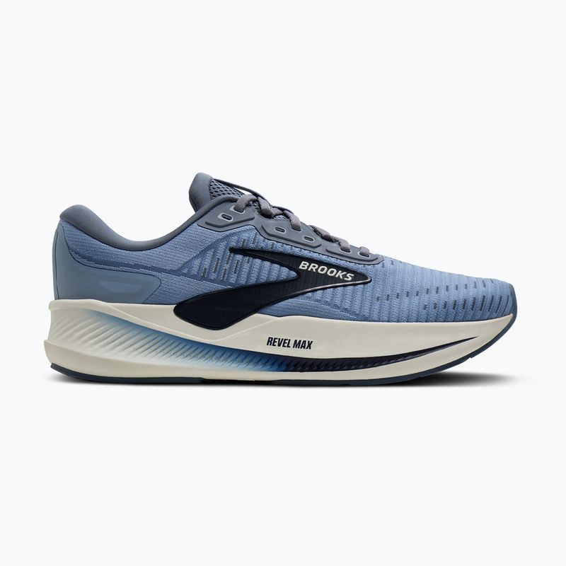 Herren-Laufschuhe Brooks Revel Max rain washed/grey/navy 2