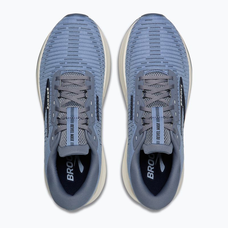 Herren-Laufschuhe Brooks Revel Max rain washed/grey/navy 5