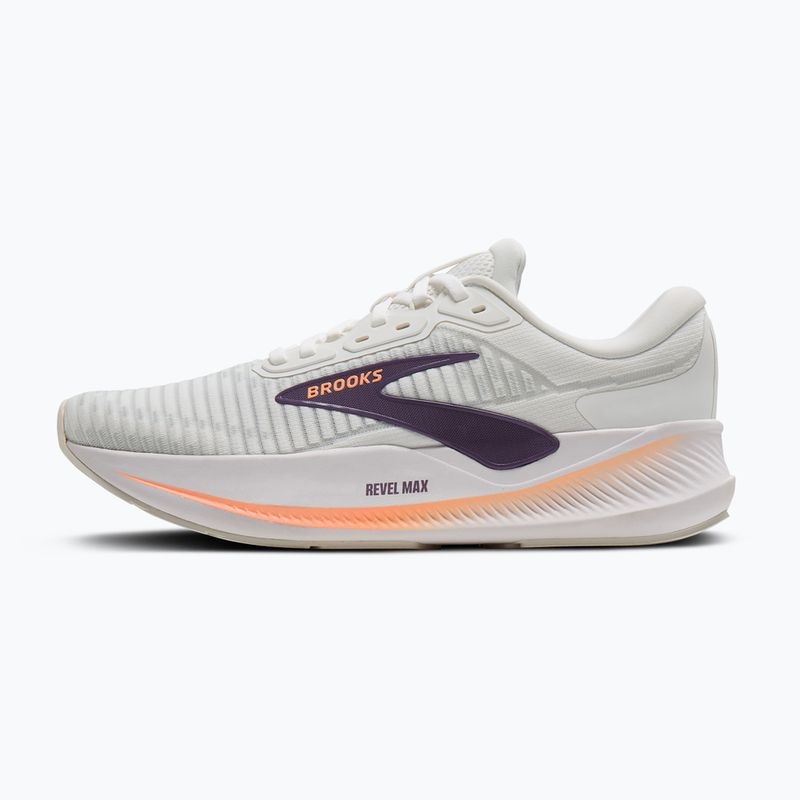 Laufschuhe für Damen Brooks Revel Max brightwhite/mulledgrape/peach 2