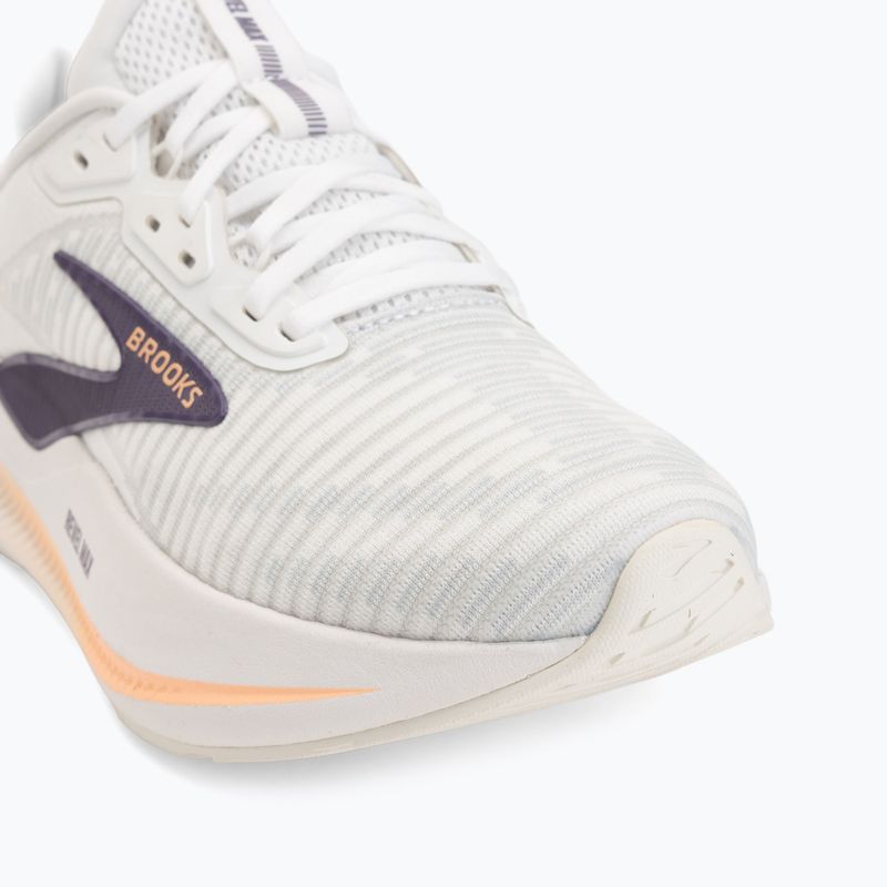 Laufschuhe für Damen Brooks Revel Max brightwhite/mulledgrape/peach 7