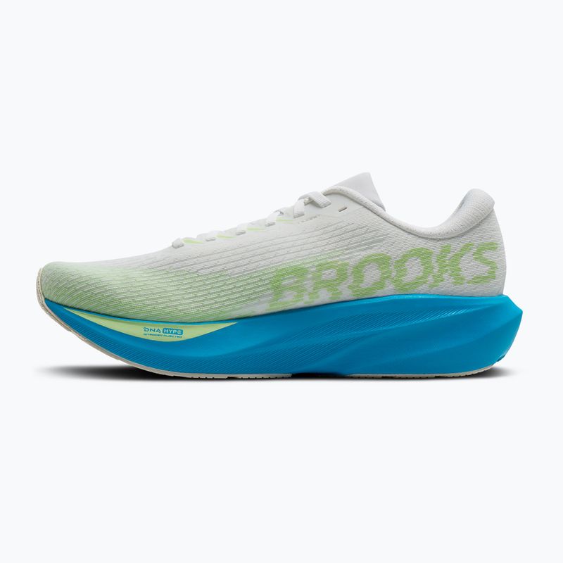 Herren-Laufschuhe Brooks Ghost Amp white/blue/paradise green 3