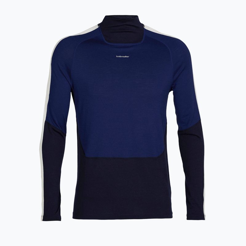 Herren Thermoaktivshirt icebreaker 200 Oasis Sonebula High Neck navy/royal navy/snow/cb 7