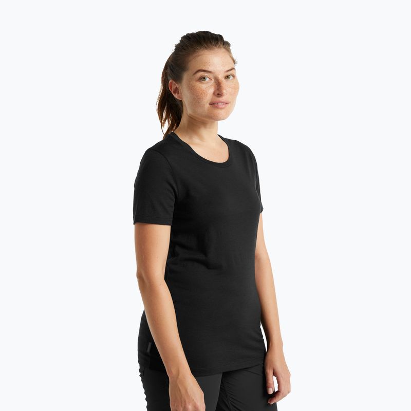 Damen-Trekking-T-Shirt icebreaker Tech Lite II schwarz IB0A59J90011 4