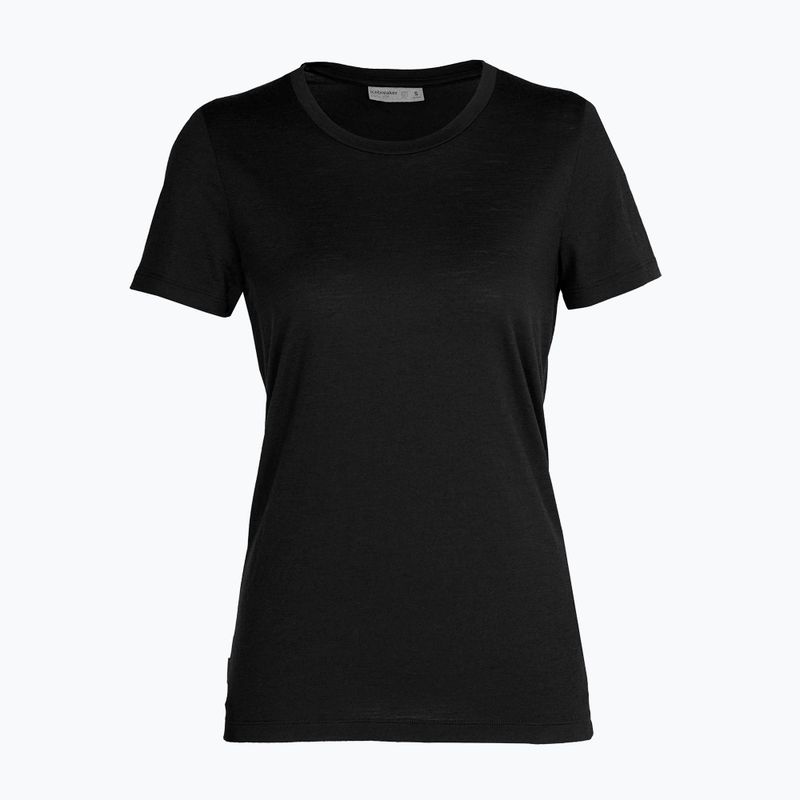 Damen-Trekking-T-Shirt icebreaker Tech Lite II schwarz IB0A59J90011 5