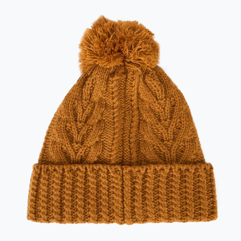 Damen Wintermütze Timberland Cable Premium Pom Beanie wheat 2