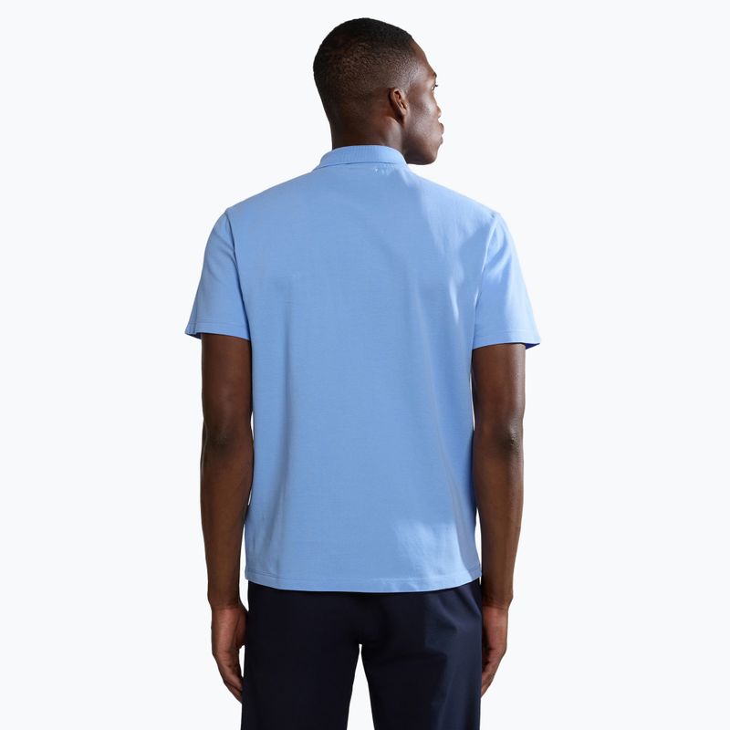 Herren Napapijri Ealis blau Blume Poloshirt 3