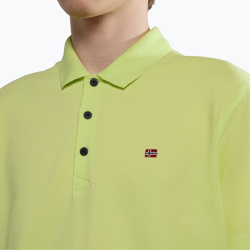 Herren Napapijri Ealis gelb sonnig Poloshirt 4