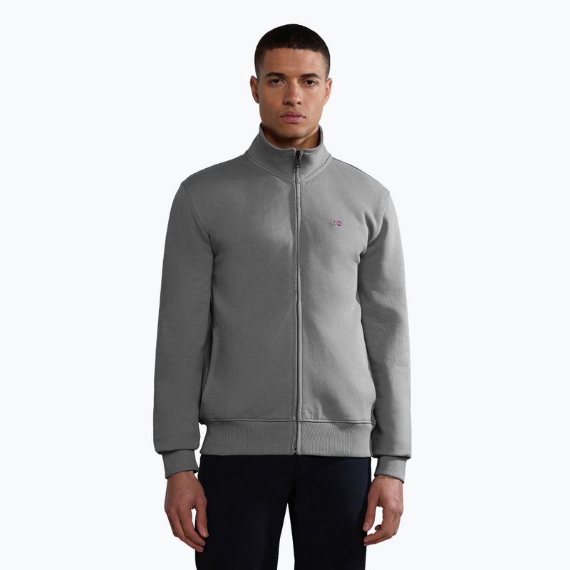 Herren Napapijri Balis Fz Sum Sweatshirt grau Eule