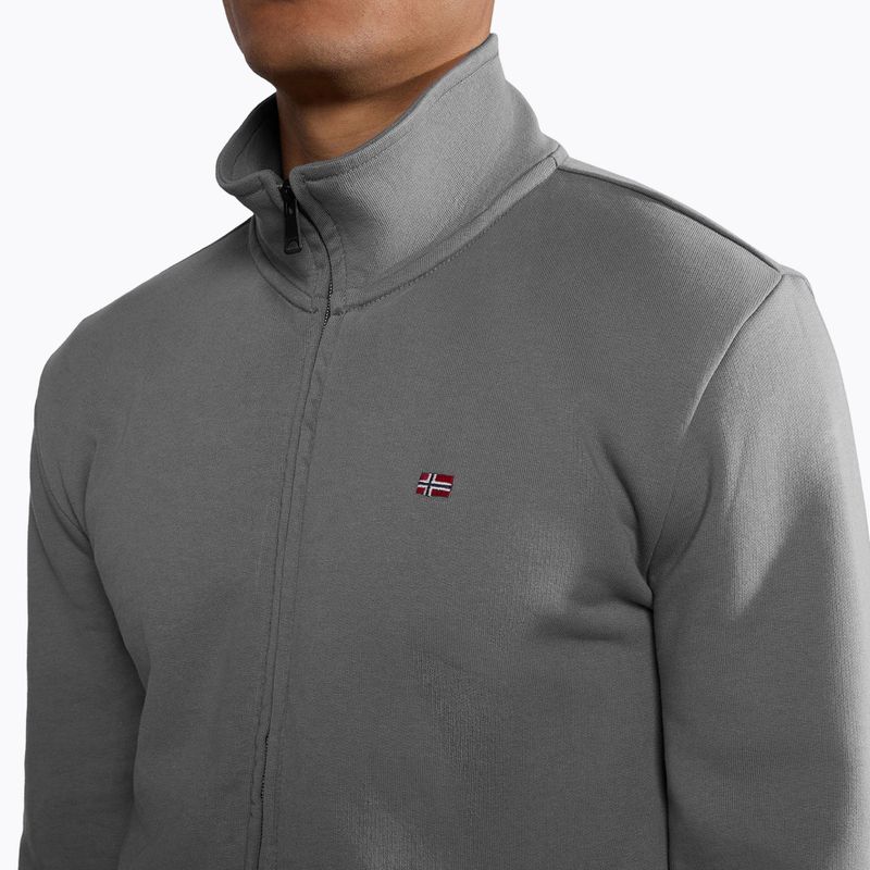 Herren Napapijri Balis Fz Sum Sweatshirt grau Eule 4