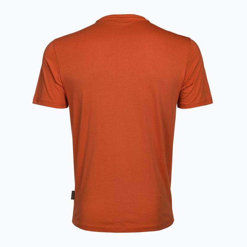 Herren Napapijri Salis orange gebranntes T-shirt 6