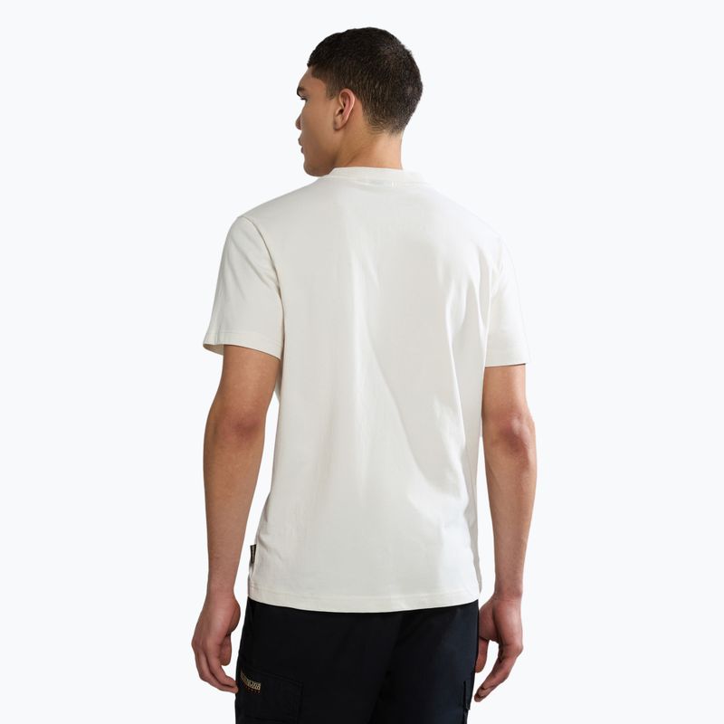 Herren Napapijri S-Iaato weißes Flüster-T-Shirt