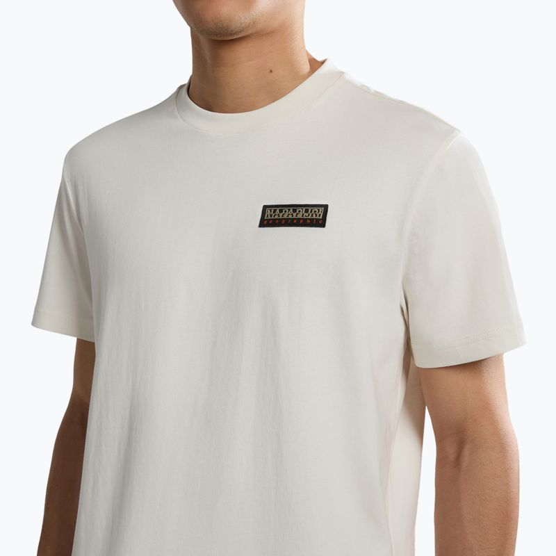Herren Napapijri S-Iaato weißes Flüster-T-Shirt