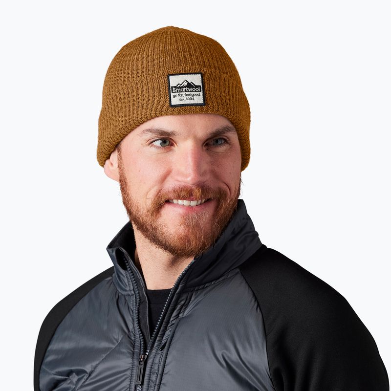 Wintermütze Smartwool Patch braun 11493-G36 8