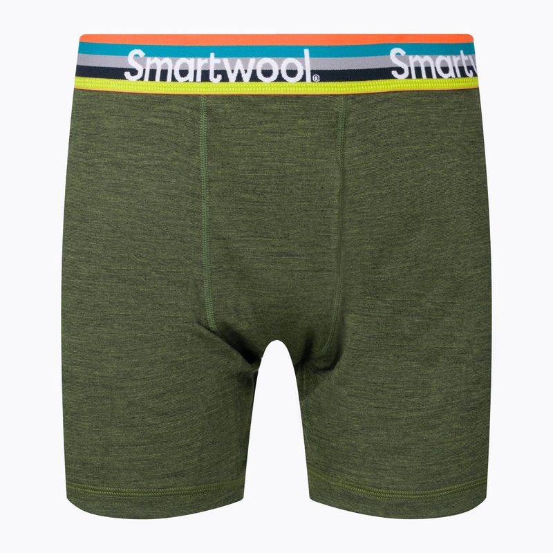 Herren Smartwool Merino Sport Boxershorts Boxed Thermo Boxershorts grün 17342